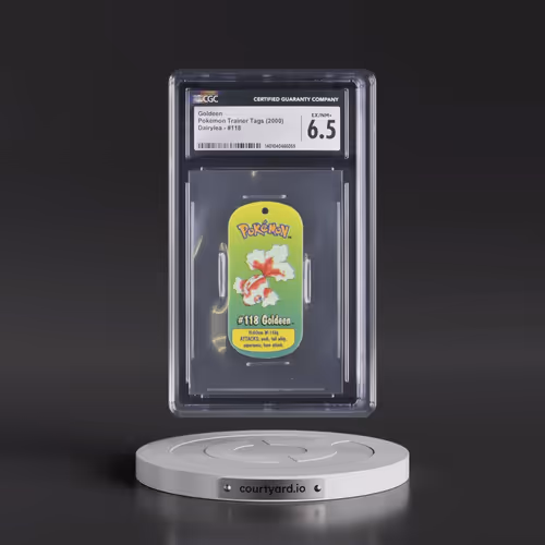 2000 Pokémon Trainer Tags (2000 Dairylea) - English #118 Goldeen (CGC 6.5 EX-NM+)