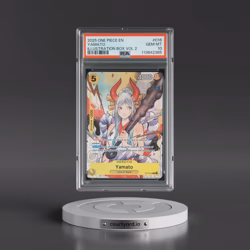 2025 One Piece Promos #016 Yamato - Illustration Box Vol 2 (PSA 10 GEM MINT)