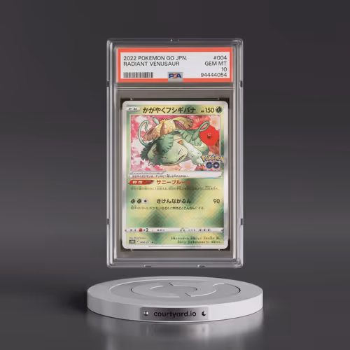 2022 Pokémon Go #004 Radiant Venusaur - Holo (PSA 10 GEM MINT)
