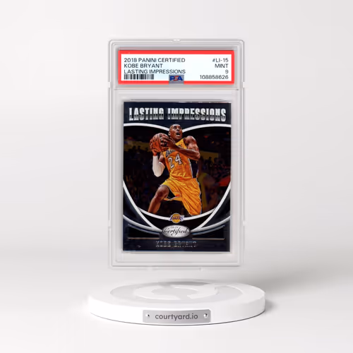 2018 Panini Certified Lasting Impressions #LI-15 Kobe Bryant (PSA 9 MINT)