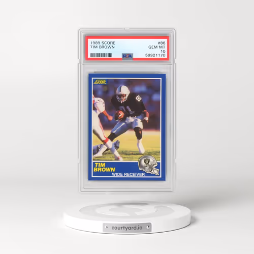 1989 Score #86 Tim Brown (PSA 10 GEM MINT)