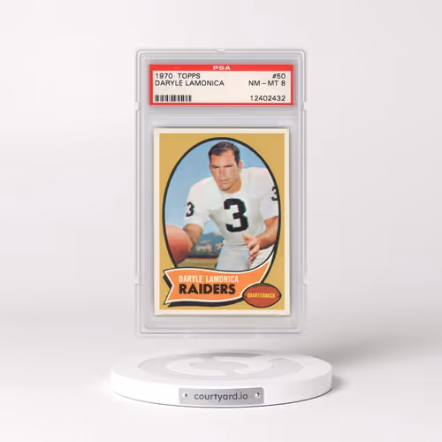 1970 Topps #50 Daryle Lamonica (PSA 8 NM-MT)