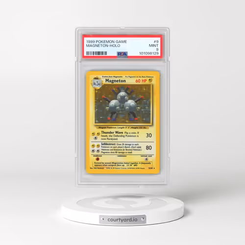 1999 Pokémon Game #9 Magneton - Holo (PSA 9 MINT)