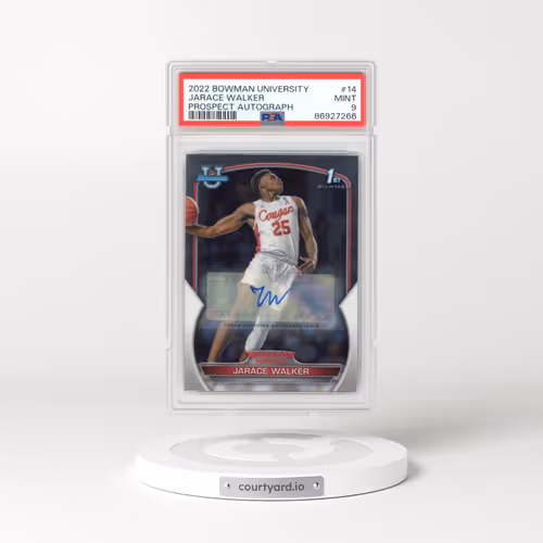 2022 Bowman Chrome University #14 Jarace Walker - Prospect Autograph (PSA 9 MINT)