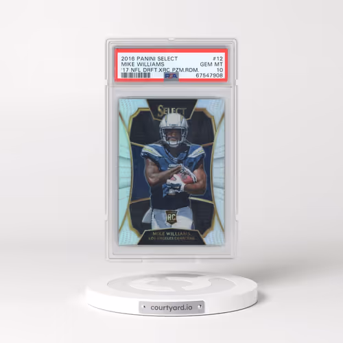 2016 Panini Select '17 NFL Draft Xrc Prizm Redemption #12 Mike Williams (PSA 10 GEM MINT)