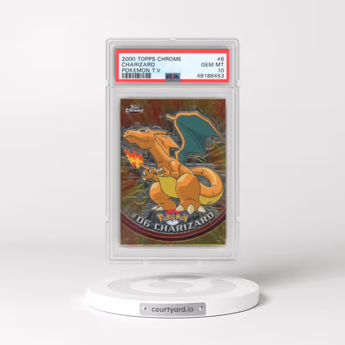 2000 Topps Chrome Pokémon T.V. #6 Charizard (PSA 10 GEM MINT)