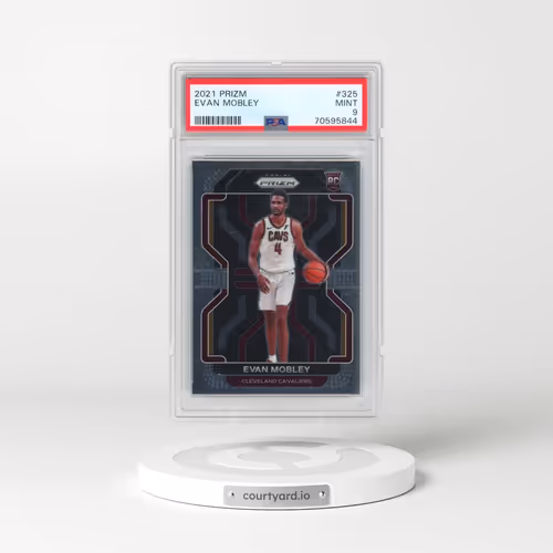 2021 Panini Prizm #325 Evan Mobley (PSA 9 MINT)