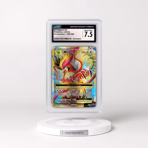 2016 Evolutions #105/108 M Pidgeot EX - Holo (CGC 7.5 NM+)