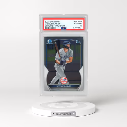 2023 Bowman Chrome Prospects #BCP139 Spencer Jones (PSA 10 GEM MINT)
