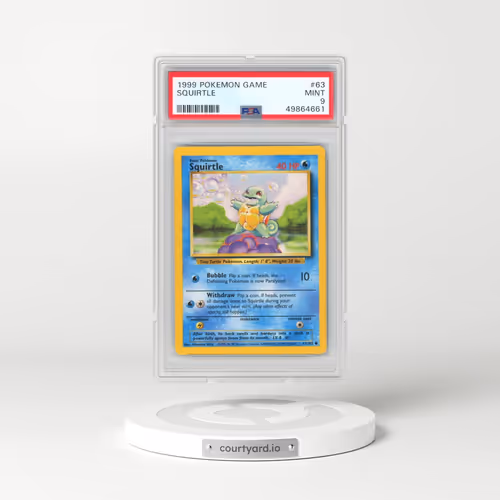1999 Pokémon Game #63 Squirtle (PSA 9 MINT)