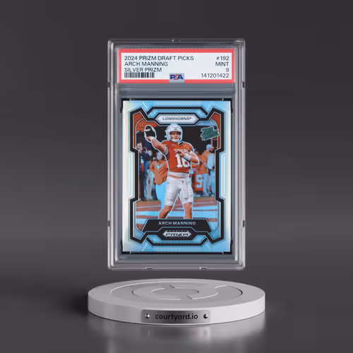 2024 Panini Prizm Draft Picks #192 Arch Manning - Silver Prizm (PSA 9 MINT)