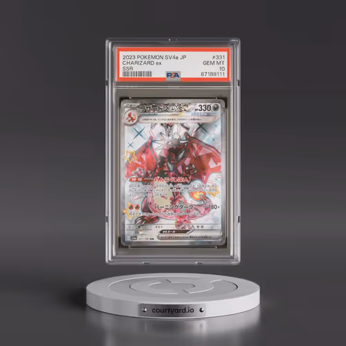 2023 Pokémon Sv4a-Shiny Treasure EX #331 Charizard EX - Holo Ssr (PSA 10 GEM MINT)