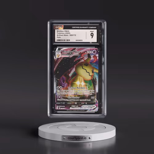 2022 Brilliant Stars #069/172 Mimikyu VMAX - Holo (CGC 9 MINT)