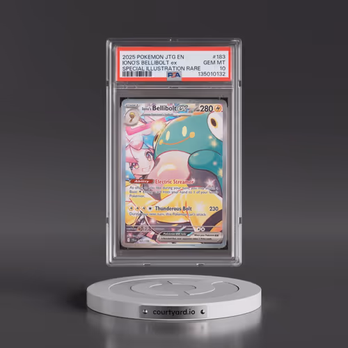 2025 Pokémon Jtg EN-Journey Together #183 Iono's Bellibolt EX - Holo Special Illustration Rare (PSA