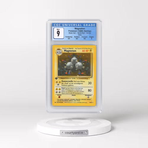 1999 Base Set #9/102 Magneton (Magneton) - 1st Edition Holo (CGC 9 MINT)