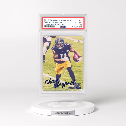 2020 Panini Chronicles Luminance #222 Chase Claypool - Blue (PSA 10 GEM MINT)