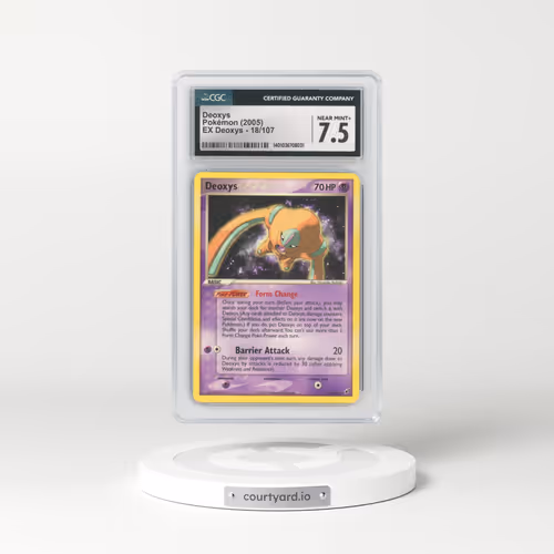 2005 EX Deoxys #18/107 Deoxys (CGC 7.5 NM+)