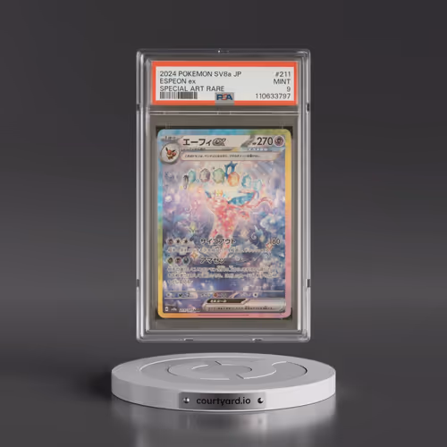 2024 Pokémon Sv8a-Terastal Fest EX #211 Espeon EX - Holo Special Art Rare (PSA 9 MINT)