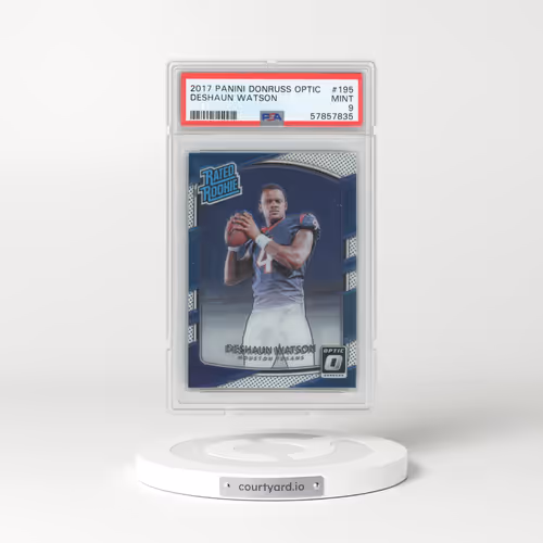 2017 Panini Donruss Optic #195 Deshaun Watson (PSA 9 MINT)