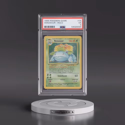 1999 Pokémon Game #15 Venusaur - Holo (PSA 5 EX)