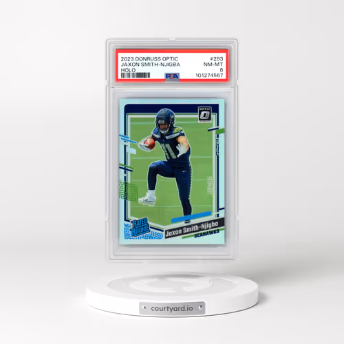 2023 Panini Donruss Optic #293 Jaxon Smith-Njigba - Holo (PSA 8 NM-MT)
