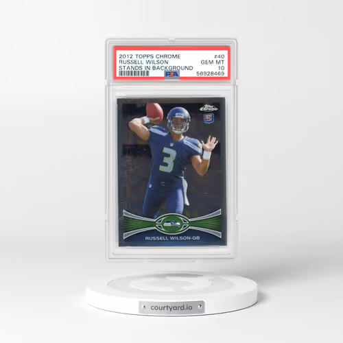 2012 Topps Chrome #40 Russell Wilson - Stands in Background (PSA 10 GEM MINT)