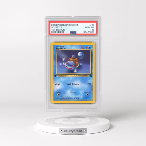 2000 Pokémon Rocket #68 Squirtle - 1st Edition (PSA 10 GEM MINT)