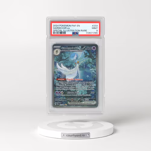 2024 Pokémon Paf EN-Paldean Fates #233 Gardevoir EX - Holo Special Illustration Rare (PSA 9 MINT)