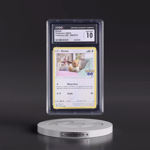 2022 Pokémon GO #054/078 Eevee (CGC 10 GEM MINT)