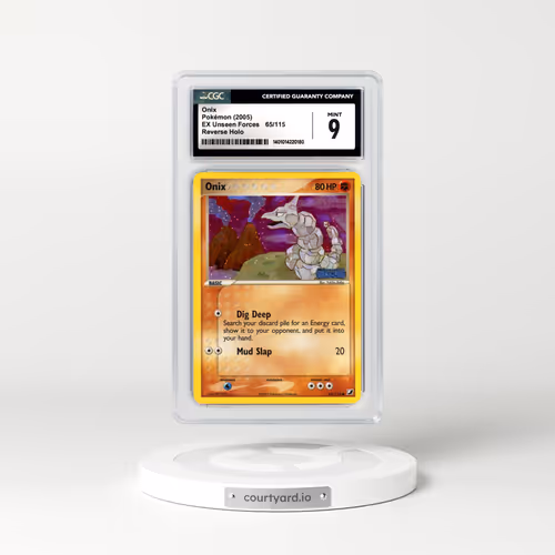 2005 EX Unseen Forces #65 Onix - Holo (CGC 9 MINT)