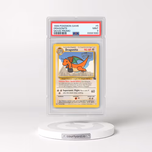 1999 Pokémon Game Movie #5 Dragonite - Movie Promo (PSA 9 MINT)