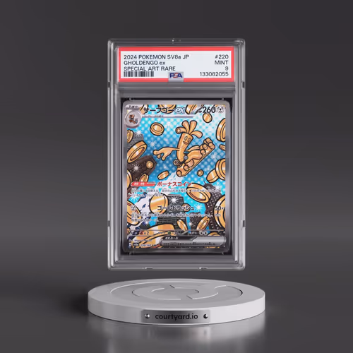 2024 Pokémon Sv8a-Terastal Fest EX #220 Gholdengo EX - Holo Special Art Rare (PSA 9 MINT)