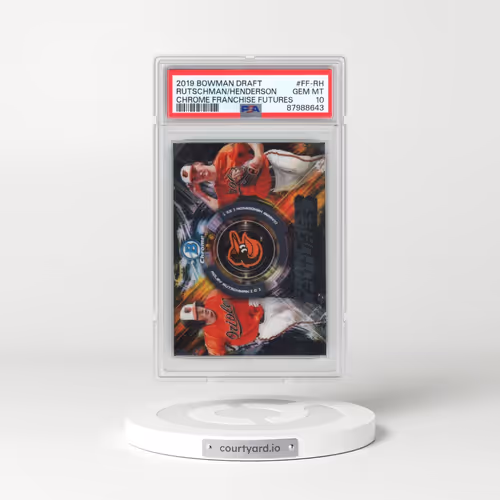 2019 Bowman Draft Chrome Franchise Futures #FF-RH Adley Rutschman/Gunnar Henderson (PSA 10 GEM MINT)
