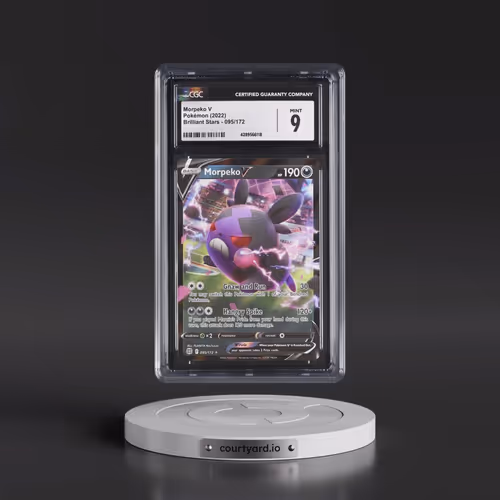 2022 Brilliant Stars #095/172 Morpeko V - Holo (CGC 9 MINT)