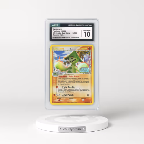 2006 EX Crystal Guardians #15 Cacturne - Holo (CGC 10 GEM MINT)