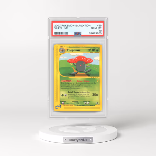 2002 Expedition #69 Vileplume (PSA 10 GEM MINT)
