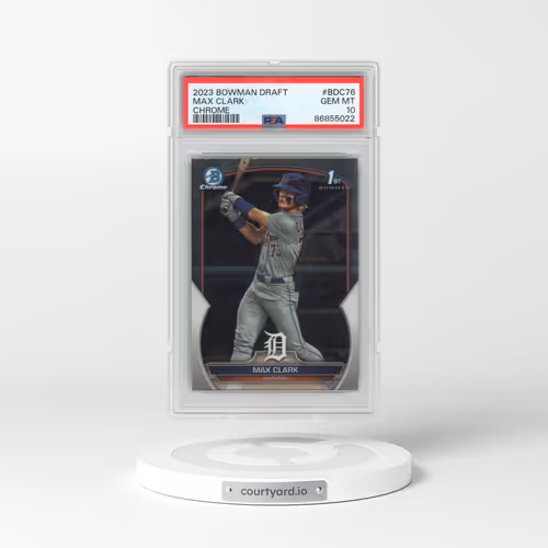2023 Bowman Draft #BDC76 Max Clark - Chrome (PSA 10 GEM MINT)
