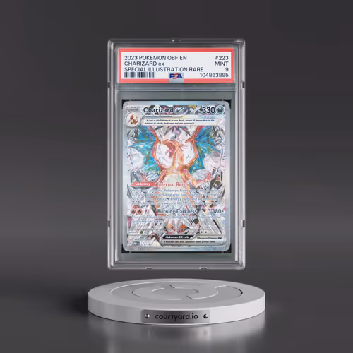 2023 Pokémon Obf EN-Obsidian Flames #223 Charizard EX - Holo Special Illustration Rare (PSA 9 MINT)