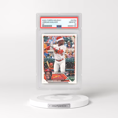2023 Topps Holiday #H154 Jordan Walker - SP (PSA 10 GEM MINT)