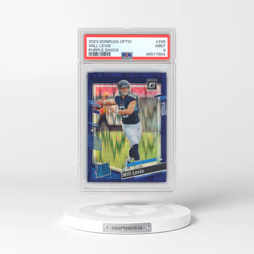 2023 Panini Donruss Optic #298 Will Levis - Purple Shock (PSA 9 MINT)
