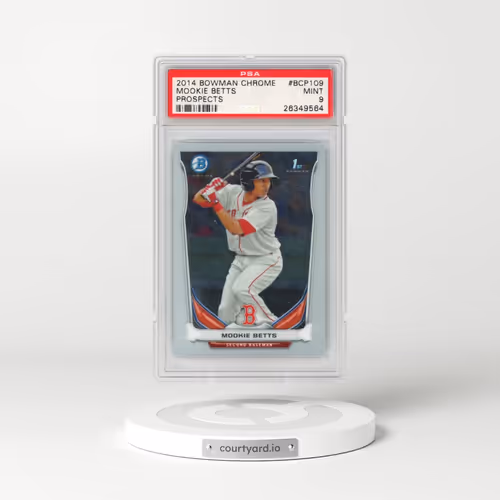2014 Bowman Prospects #BCP109 Mookie Betts - Chrome (PSA 9 MINT)