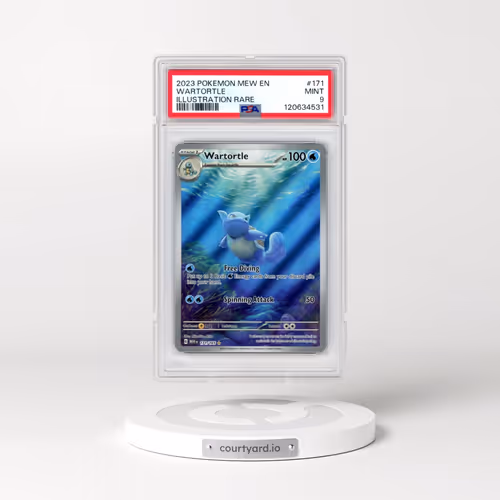 2023 Pokémon Mew EN-151 #171 Wartortle - Illustration Rare (PSA 9 MINT)