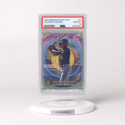 2022 Bowman Inception #77 Jackson Chourio (PSA 10 GEM MINT)