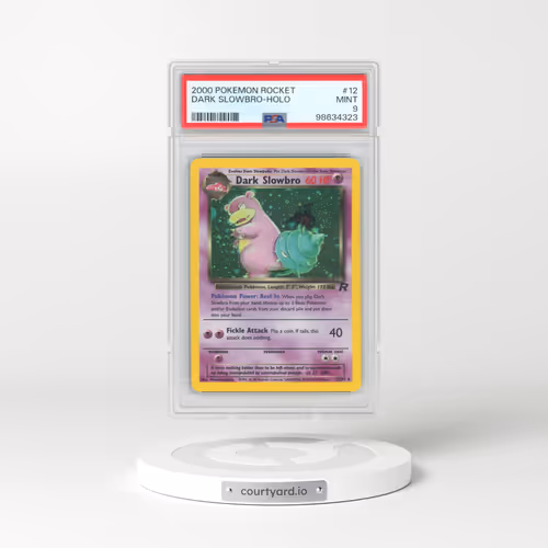 2000 Pokémon Rocket #12 Dark Slowbro - Holo (PSA 9 MINT)