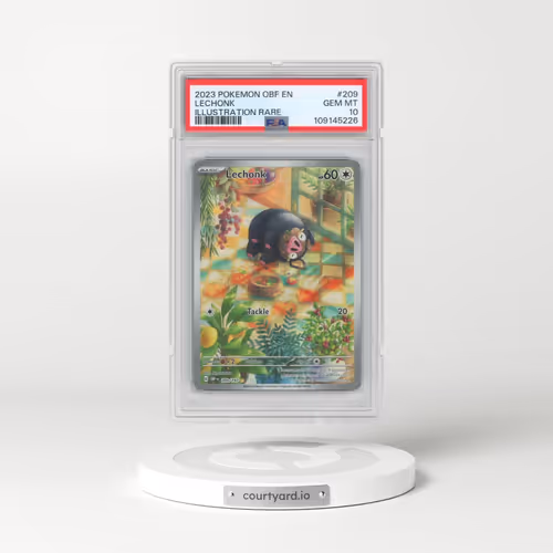 2023 Pokémon Obf EN-Obsidian Flames #209 Lechonk - Illustration Rare (PSA 10 GEM MINT)