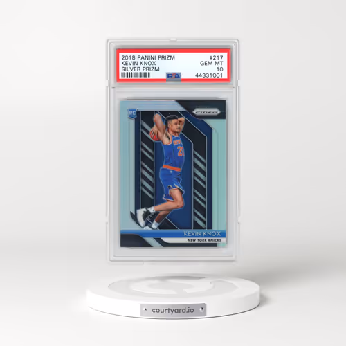 2018 Panini Prizm #217 Kevin Knox - Silver Prizm (PSA 10 GEM MINT)