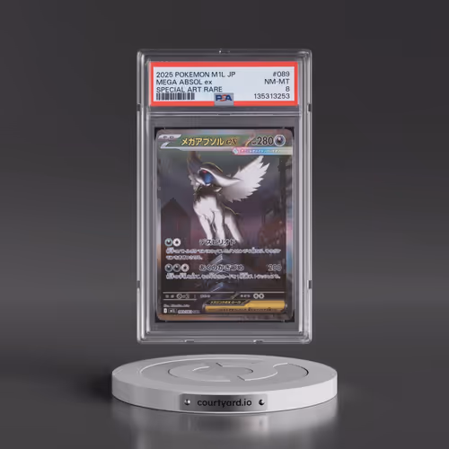 2025 Pokémon M1l-Mega Brave #089 Mega Absol EX - Holo Special Art Rare (PSA 8 NM-MT)