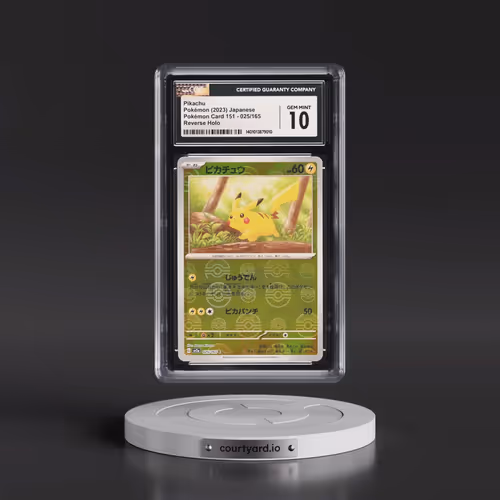 2023 Pokémon Card 151 #025/165 Pikachu - Reverse Holo Poké Ball (CGC 10 GEM MINT)