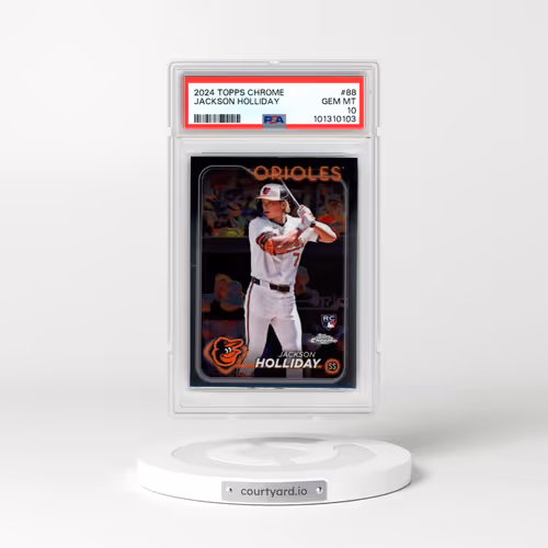 2024 Topps Chrome #88 Jackson Holliday (PSA 10 GEM MINT)