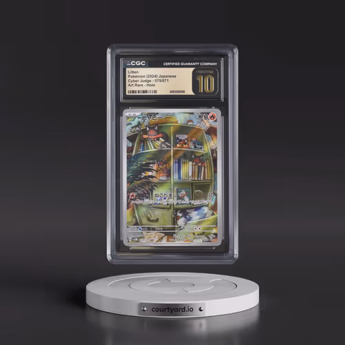 2024 Cyber Judge #075/071 Litten - Art Rare Holo (CGC 10 PRISTINE)